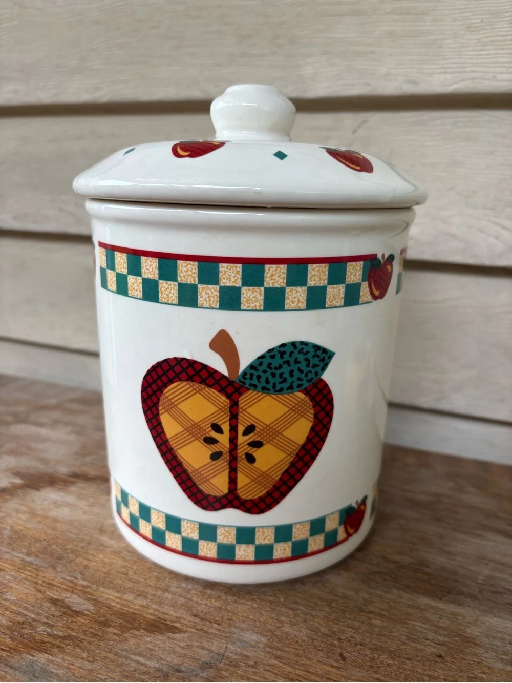 Tabletops Unlimited ceramic canister from the 